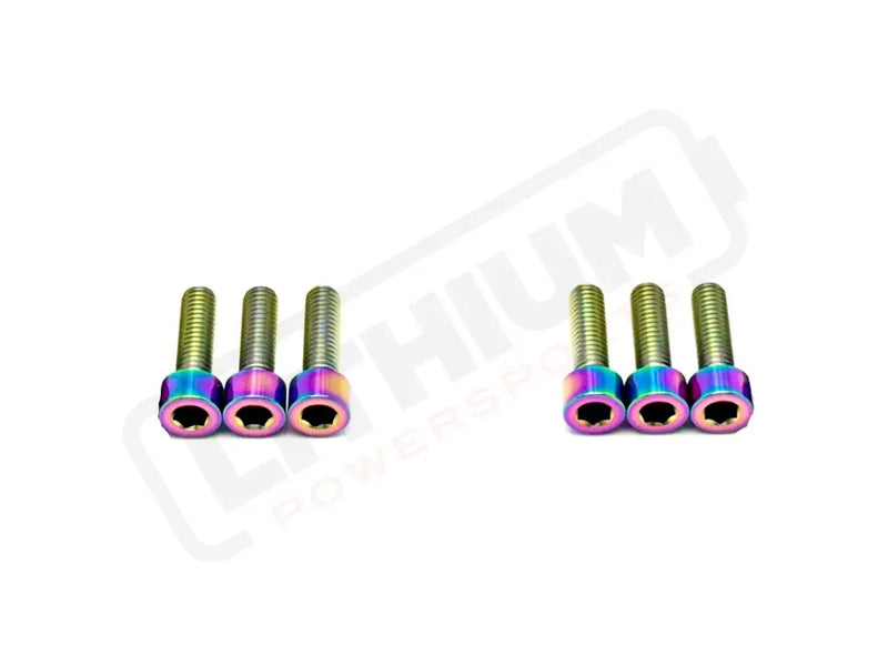 TS Titanium Surron LBX Stem Bolt Kit (6 pieces) Rainbow Titanium Surron LBX Stem Bolts