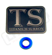 TS Titanium Washer M8 M10 Burnt Blue / M8 M8 washer