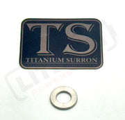 TS Titanium Washer M8 M10 Raw Titanium / M8 M8 washer