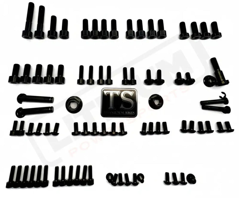 TS Ventus One Titanium Full Body Kit - Black - Titanium Bolts
