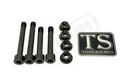 TS Ventus One Titanium Rear Suspension/ Linkage Bolt Kit - Ventus One / Black / No Triangle Bolts (4 Linkage Bolts