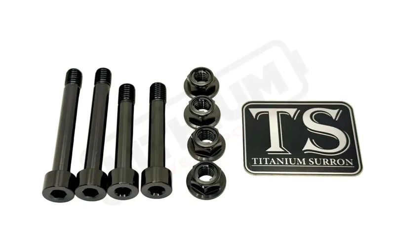 TS Ventus One Titanium Rear Suspension/ Linkage Bolt Kit - Ventus One / Black / No Triangle Bolts (4 Linkage Bolts