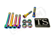 TS Ventus One Titanium Rear Suspension/ Linkage Bolt Kit - Ventus One / Rainbow / With OEM Style Triangle Bolts (6