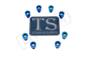 Ventus V9600 Heat Sink Titanium Bolt Kits (8 pcs) - Burnt Blue - Titanium Bolts