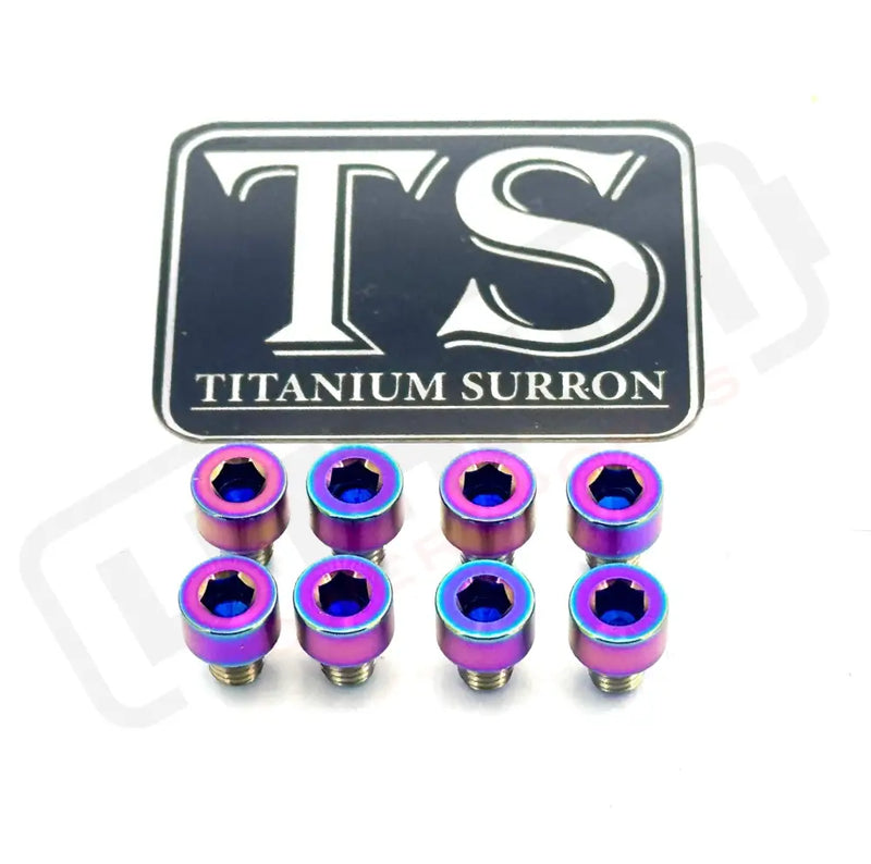 Ventus V9600 Heat Sink Titanium Bolt Kits (8 pcs) - Rainbow - Titanium Bolts