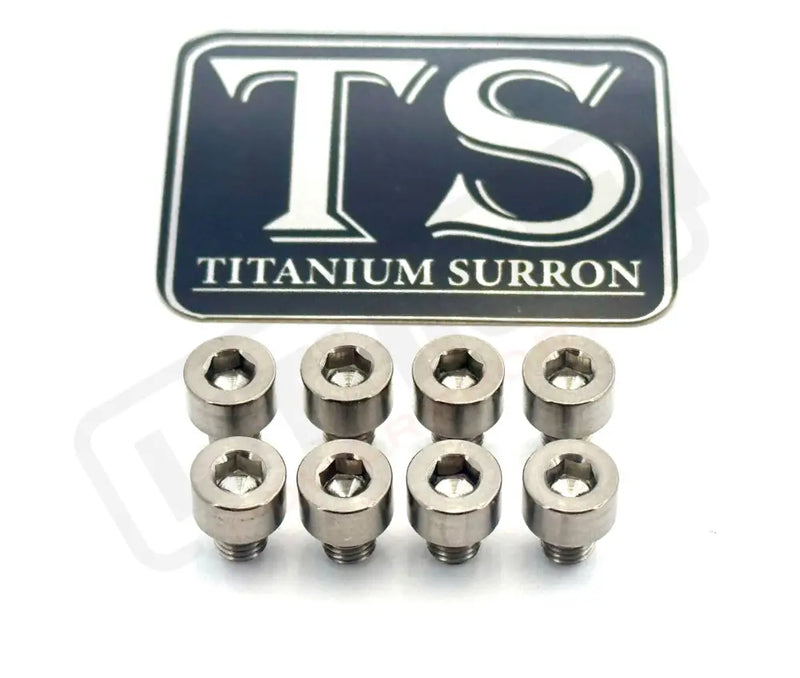 Ventus V9600 Heat Sink Titanium Bolt Kits (8 pcs) - Silver (raw) - Titanium Bolts