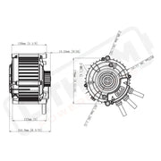 Ventus VTB Ryuga 52kW Motor - Parts/Components
