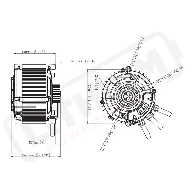 Ventus VTB Ryuga 52kW Motor - Parts/Components