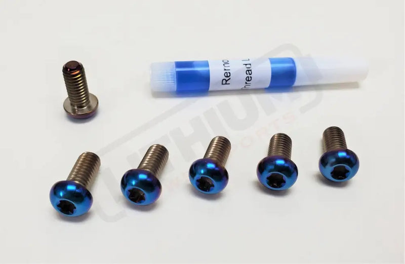Warp 9 Titanium Brake Rotor Bolts - Lithium Powersports
