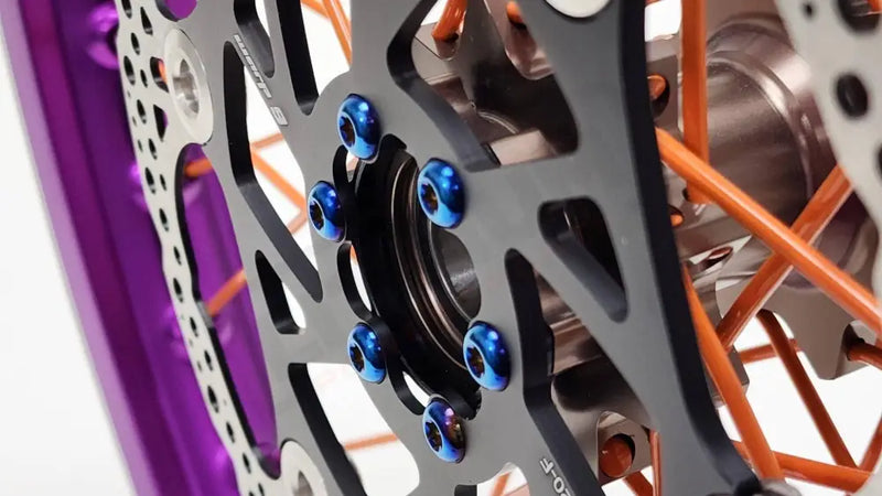 Warp 9 Titanium Brake Rotor Bolts - Lithium Powersports