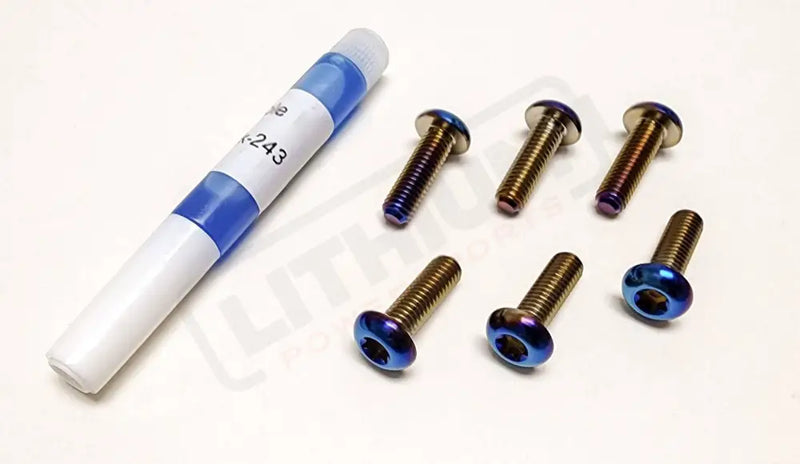Warp 9 Titanium Brake Rotor Bolts - Lithium Powersports