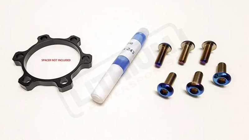 Warp 9 Titanium Brake Rotor Bolts - Lithium Powersports