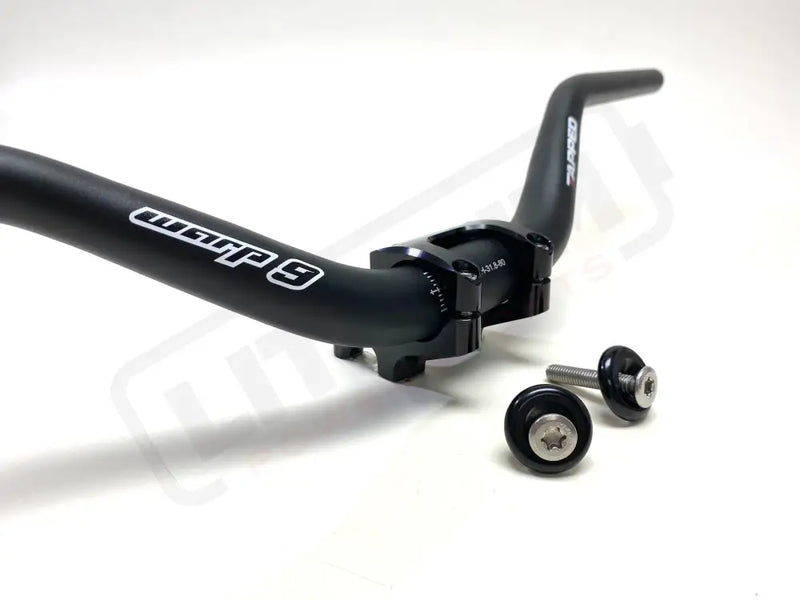 Warp9 EMoto Tapped Handlebar Surron Talaria ERide Black / 80mm / 3.00’’ Handlebar