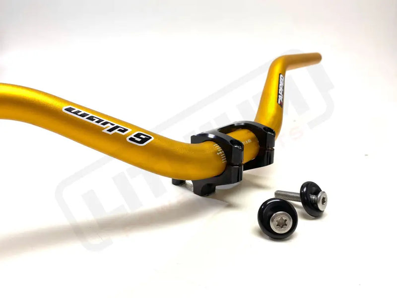 Warp9 EMoto Tapped Handlebar Surron Talaria ERide Gold / 80mm / 3.00’’ Handlebar