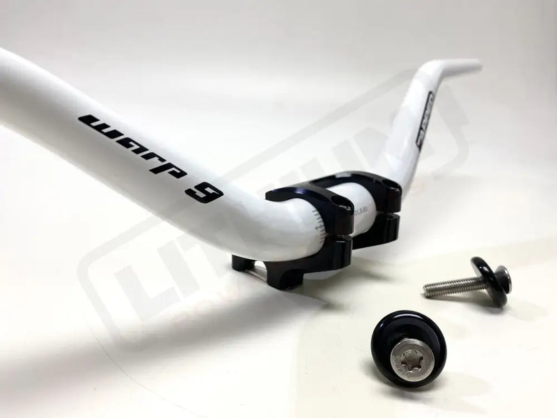 Warp9 EMoto Tapped Handlebar Surron Talaria ERide White / 80mm / 3.00’’ Handlebar