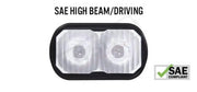 Warp9 High Output Headlight Replacement Lens - Lithium Powersports