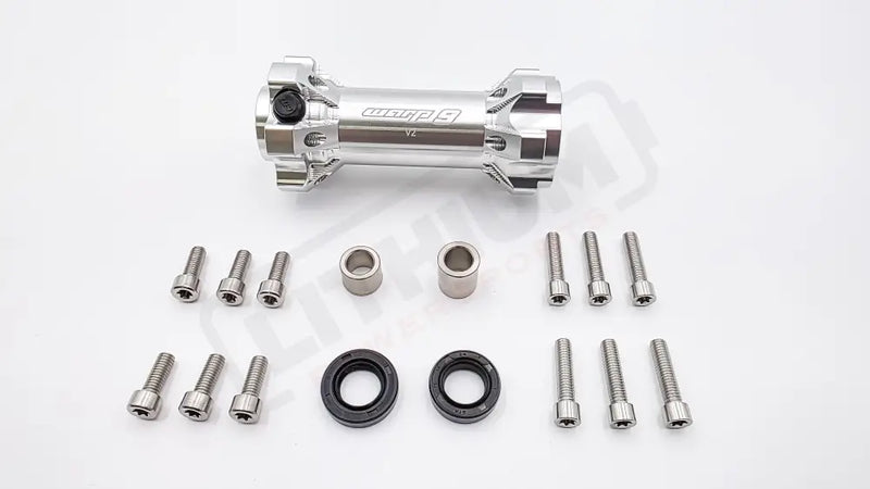 Warp9 Jackshaft *Will not fit ERide Pro bikes with 12mm jackshaft bolt* - Silver - Chain Drive