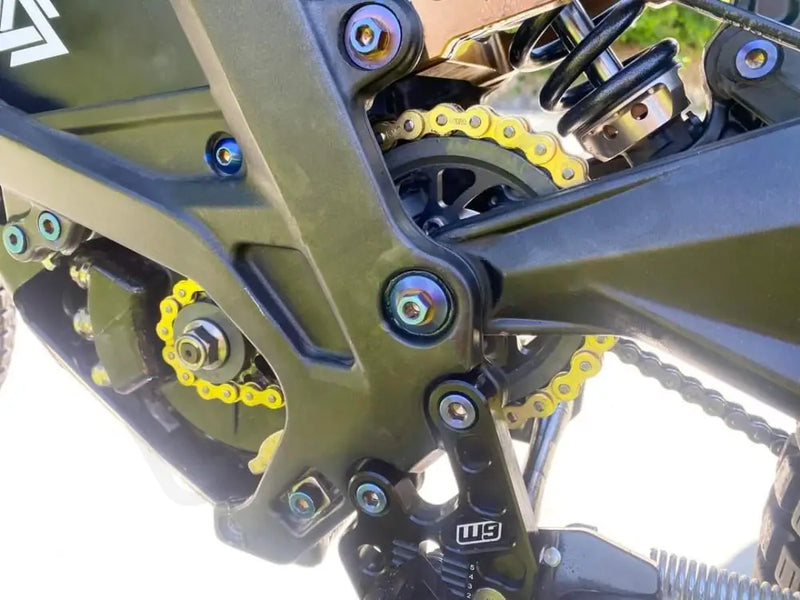 Warp9 KMC420 ORing Primary Belt to Chain Conversion Kit Surron Light Bee - Lithium Powersports