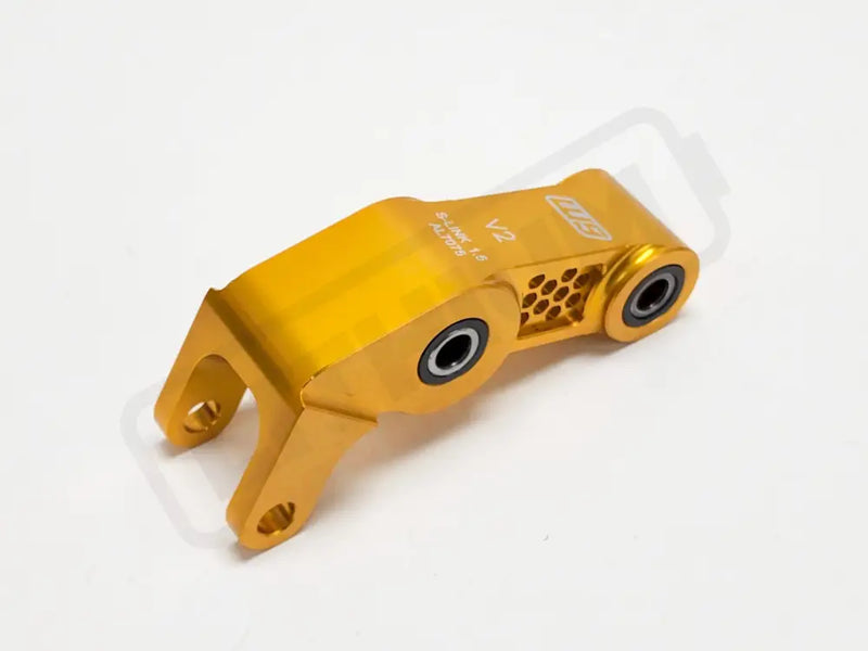 Warp9 Light Bee Rear Suspension Linkage Riser - V2 / Gold / 1.50’’