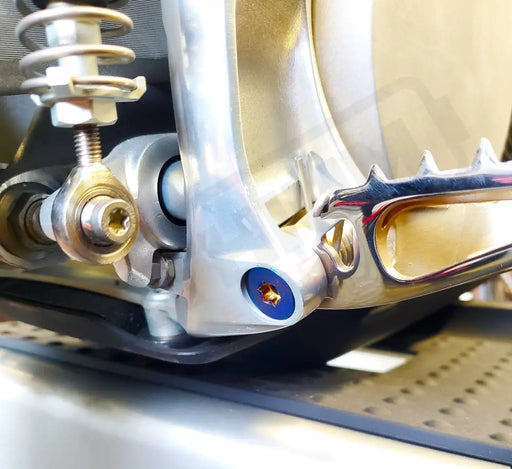 Warp9 Stark Varg Titanium Peg Pins - Lithium Powersports