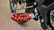 Warp9 Surron LBX Foot Pegs - Red - Footpegs