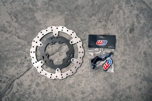 Warp9 Surron Ultra Bee 300mm Rotor and Caliper Bracket - Lithium Powersports