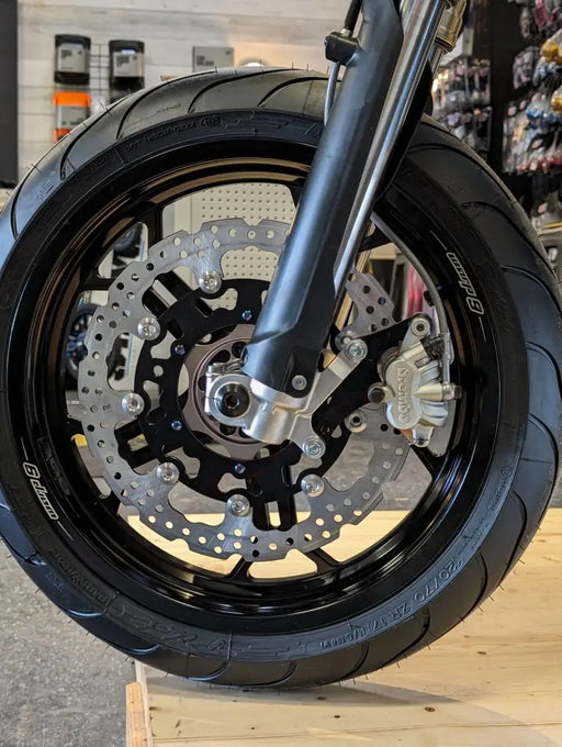 Warp9 Switch Stark Varg Black/Magnesium Supermoto Kit - Lithium Powersports