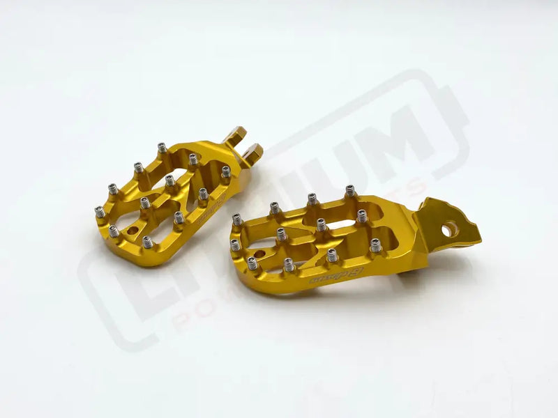 Warp9 Talaria / Sigma Elite Foot Pegs - Gold Anodized