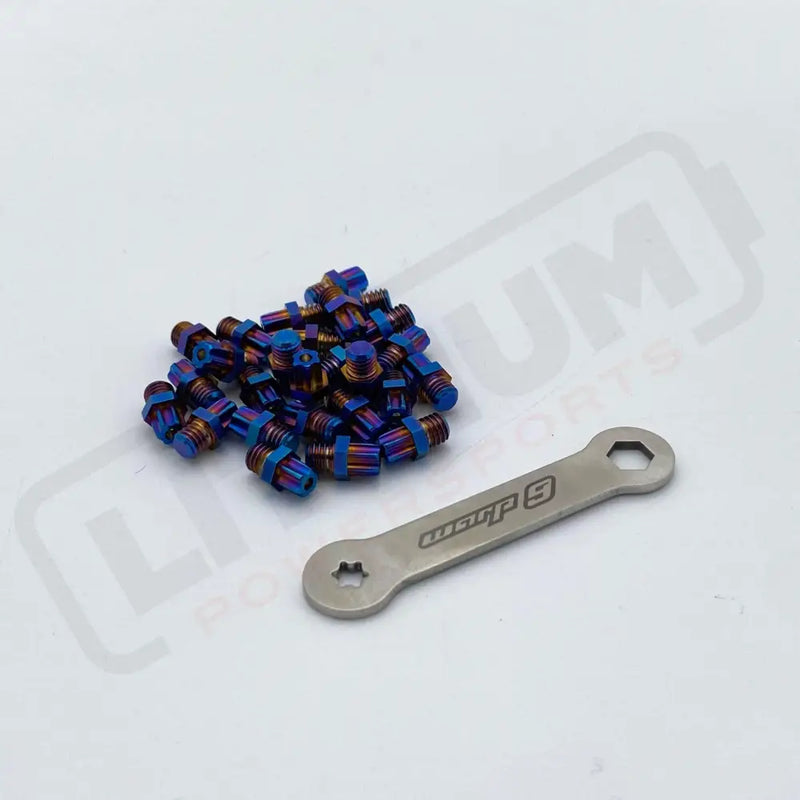 Warp9 Titanium Elite Foot Peg Screws - Lithium Powersports