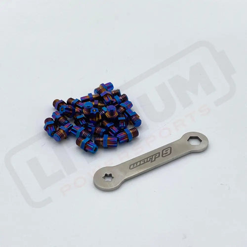Warp9 Titanium Elite Foot Peg Screws - Lithium Powersports