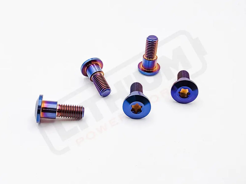 Warp9 Titanium Rear Sprocket Bolts – Talaria MX5 (Burnt Blue)
