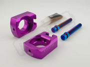 Warp9 Ultra Bee Axle Block - Purple - Surron