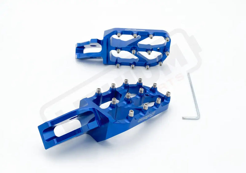 Warp9 Ultra Bee Elite Foot Pegs - Blue - Footpegs