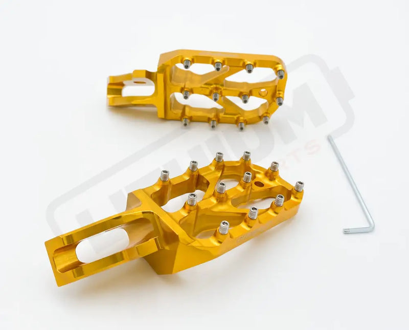 Warp9 Ultra Bee Elite Foot Pegs - Gold - Footpegs