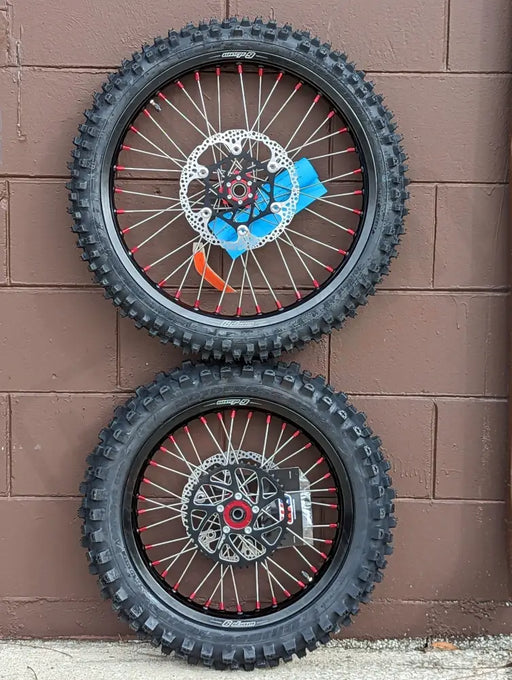 Warp9 Wheel Kit with Bridgestone M203/M204 Tires for Surron X Segway X160/260 - Lithium Powersports