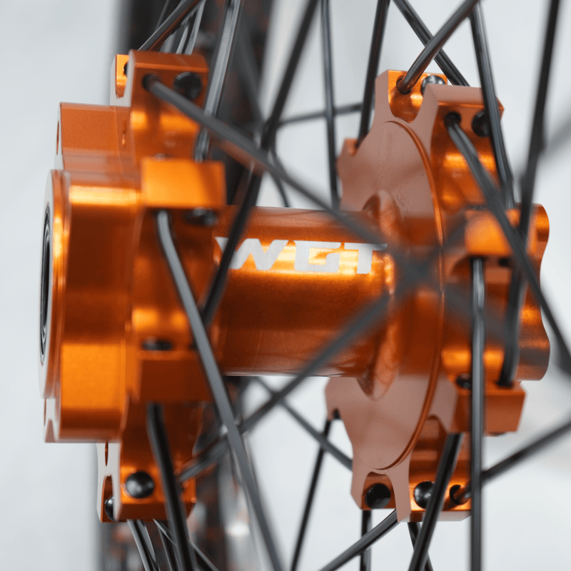 WGT Lightweight EMoto Splattered V2 19x16 Wheel Set