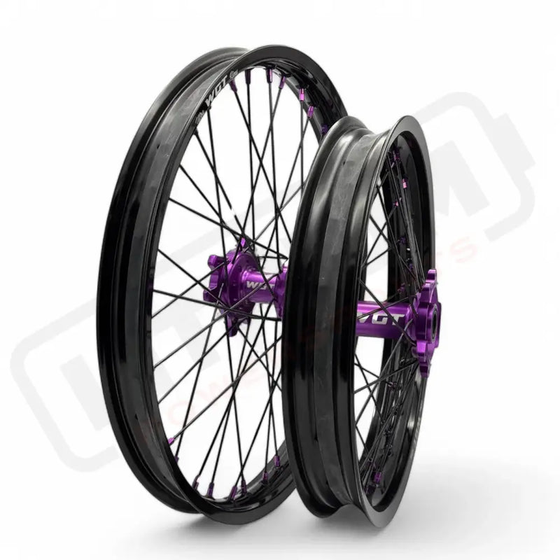 WGT Surron Ultra Bee 21’’-18’’ Wheels Purple Wheels