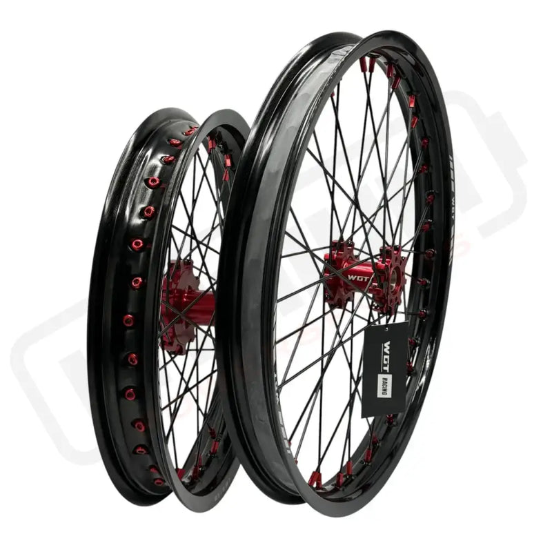WGT V2 19x16 Wheel Set - Red - Parts/Components