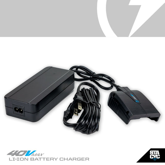 Stacyc 18" or 20" 36V SLOW SMART BATTERY CHARGER - 3AH/6AH BATTERIES