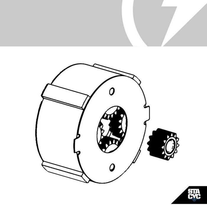 Stacyc 16" Elite, 18" & 20" REBUILD GB KIT, PLANETARY18/20 - Lithium Powersports