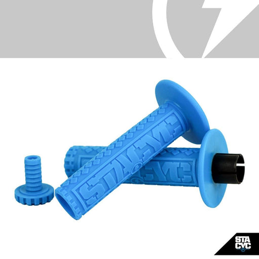 Stacyc 18" or 20" GRIPS - CYAN - Lithium Powersports