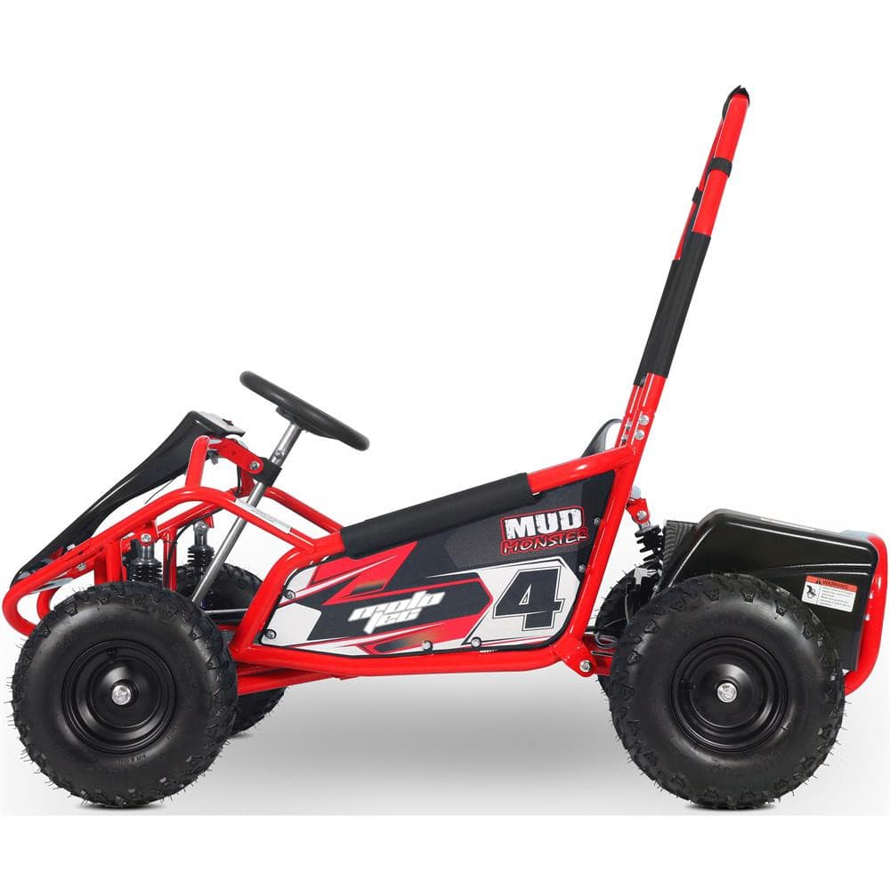 MotoTec Mud Monster Kids Electric 48v 1000w Go Kart Full Suspension - Built eBikes
