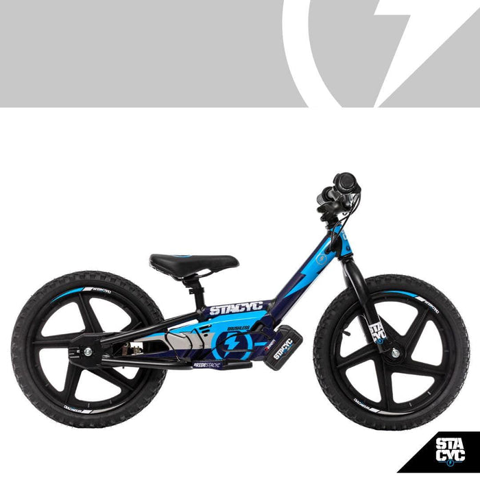 Stacyc 16" GRAPHICS KIT - ELECTRIFY 2.0 CYAN - Lithium Powersports