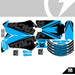 Stacyc 12" or 16" GRAPHICS KIT - ELECTRIFY CYAN - Lithium Powersports